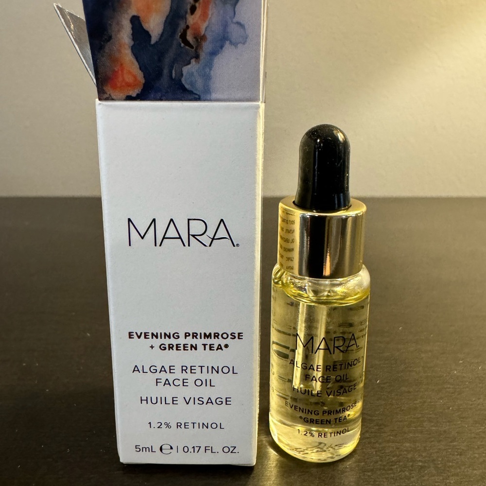 MARA Evening Primrose Green Tea Algae Retinol Face Oil 5 ml .17 oz Travel Size